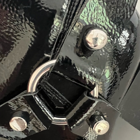 Marc Fisher LTD Gerod Black harness Boot 9.5 M patent leather black - Picture 14 of 16